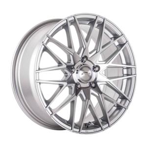 13″ A-Line Element 4/98 Silver Machine Face Alloy Wheels