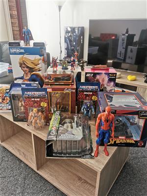 Superhero Statues & Figurines Collection For Sale With Extras