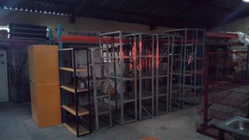Assorted Nut & Bolt Steel shelving 
