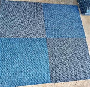 Redefine Blue Carpet tiles & Polish Carpet tiles in excellent condition as new