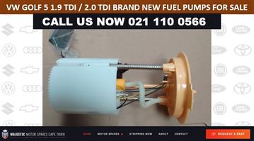 VW GOLF 5 1.9 TDI / 2.0 TDI BRAND NEW FUEL PUMPS FOR SALE
