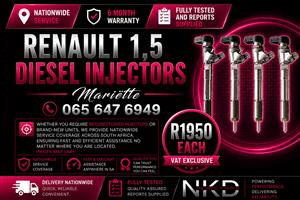 PROFESIONAL WORKMANSHIP ON INJECTORS REANULT 1.5 