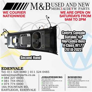 Centre Console (Second Hand)  Suitable for Mercedes-Benz A-Class W177 2018-2022