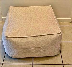 Large floor pouffe