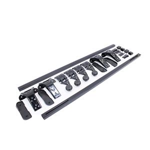 Black Gutterless Square Tube Roof Rack
