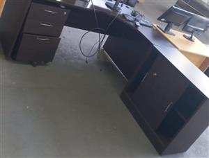 Mahogany office desk