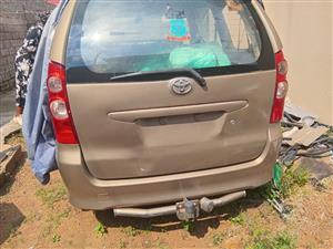 Avanza unfinished project