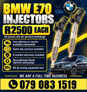 BMW E70 INJECTORS FOR SALE WITH WARRANTY 
