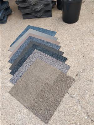 Rubber underneath Carpet tiles