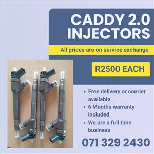 VW CADDY 2.0 INJECTORS FOR SALE WITH WARRANTY INCLUDED 