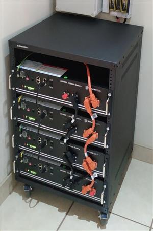 Solar Pylontec Batteries + Deye Hybrid Inverter + Cabinet for sale