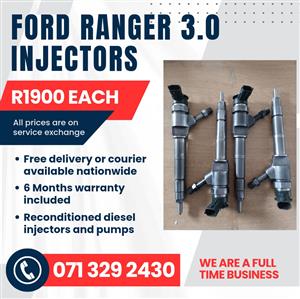 FORD RANGER 3.0 INJECTORS FOR SALE WITH WARRANTY 
