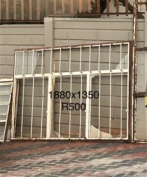 Used steel window frames