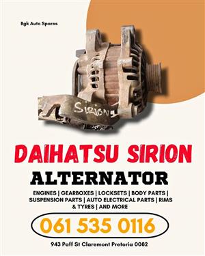 Daihatsu sirion alternator