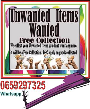 FREE Collection of your Unwanted Items 