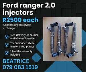 FORD RANGER 2.0 INJECTORS FOR SALE WITH WARRANTY 