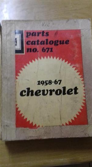 1958-67 Chevrolet Master Parts Catalogue