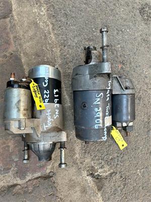 Toyota Tazz/Conquest Starters Available @Circle 7 Used Parts Call or WhatsApp