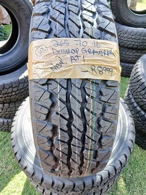 4x Dunlop Grantrek AT1 New .16