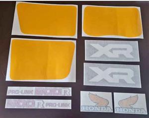 1984 Honda XR 500R stickers decals sets