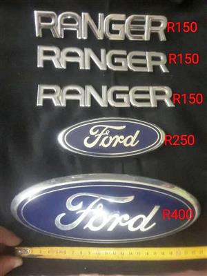 Ford Ranger Badges/Emblems