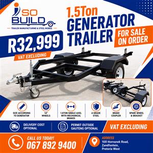 Generators Trailers for sale on order