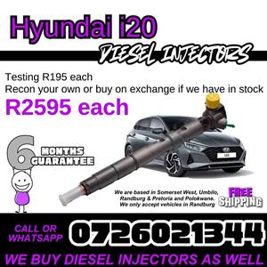 Hyundai i20 diesel injectors for sale