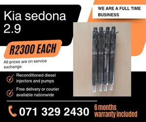 KIA SEDONA 2.9 INJECTORS FOR SALE WITH WARRANTY INCLUDED 