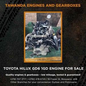 TOYOTA HILUX GD6 1GD ENGINES FOR SALE