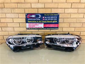 BMW F15 X5 left and right side (adaptive LED) xenon headlights