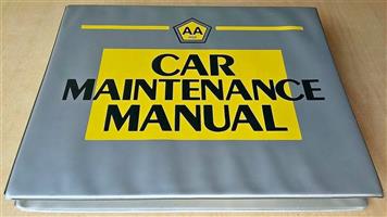 AA RSA Car Maintenance Manual file.