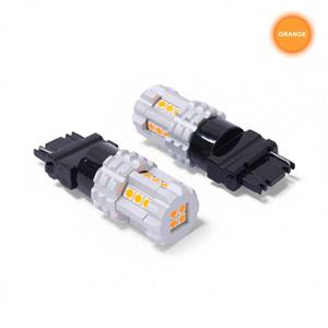 SMD LED Replacement Bulb - Type T25 3156 Wedge Orange (pair)