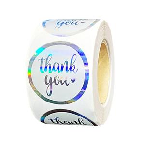 Thank You Sticker 500 per roll - Various Options