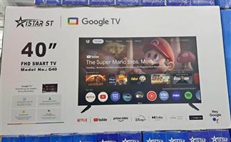 iStar 40 inch google smart TV  Contact for price payment confirms your order