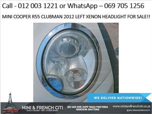 Mini Cooper R55 Clubman 2012 Left Xenon Headlights For Sale – OEM Replacement