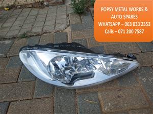 PEUGEOT 206 RH HEADLIGHT / HEAD LIGHT