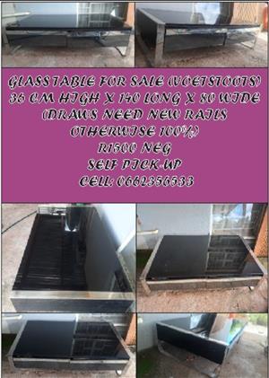Glass Table for sale.