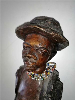 Fisherman 40cm tall, wood 🇿🇦