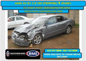 Audi A4 B7 2.0 tfsi salvaged auto replacement spares for sale