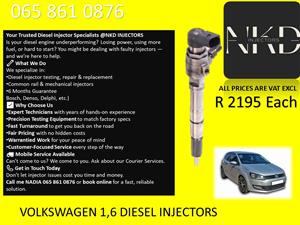 VOLKSWAGEN 1.6 SIEMENS INJECTORS FOR SALE