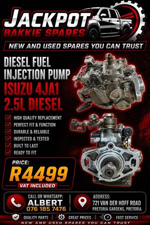Diesel Fuel Injection Pump Isuzu 4JA1 2.5L Diesel