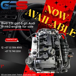 Bwa 2.0 golf 5 gti audit t mk2 engine  FOR SALE 