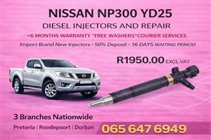 NISSAN NAVARA YD25 DIESEL INJECTORS 