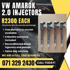 VW AMAROK 2.0 INJECTORS FOR SALE WITH WARRANTY 