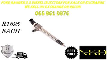RECONDITIONED DIESEL INJECTORS FOR FORD RANGER 3.2 ON SALE