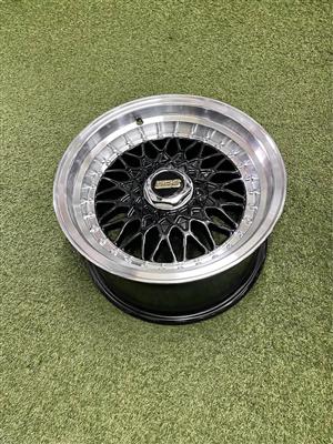 15 INCH BBS (MESH) DEEP DISH DESIGN RIM SET