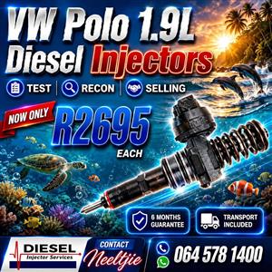 VW Polo 1.9L diesel injectors for sale