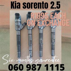 Kia sorento 2.5 injectors for sale 