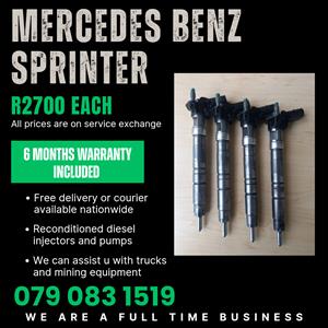 MERCEDES BENZ SPRINTER INJECTORS FOR SALE WITH WARRANTY 