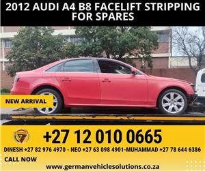 2012 Audi B8 facelift stripping for used parts used spares 